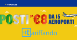 Ryanair: tantissimi voli a soli 8€ oggi e domani!