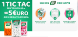 Ricarica da 5€ GRATIS per ogni pacchetto di Tic Tac