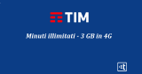 TIM: minuti illimitati e 3 GB a 10€!