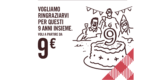 Volotea, si vola a 9€ per il 9° compleanno del vettore!